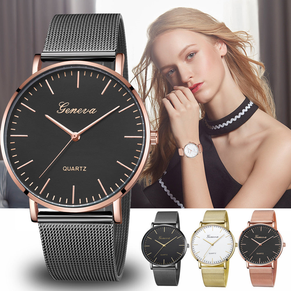 Classic Quartz Stainless Steel Watch