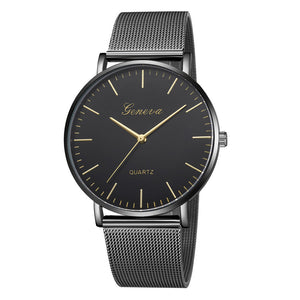 Classic Quartz Stainless Steel Watch