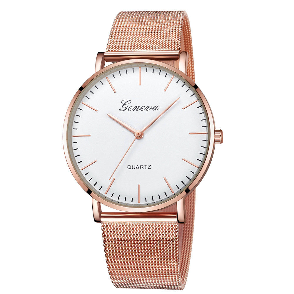 Classic Quartz Stainless Steel Watch