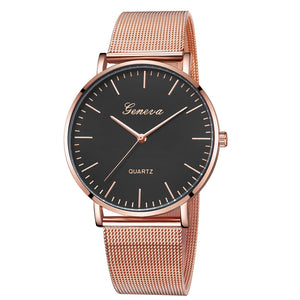 Classic Quartz Stainless Steel Watch