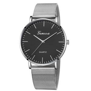 Classic Quartz Stainless Steel Watch