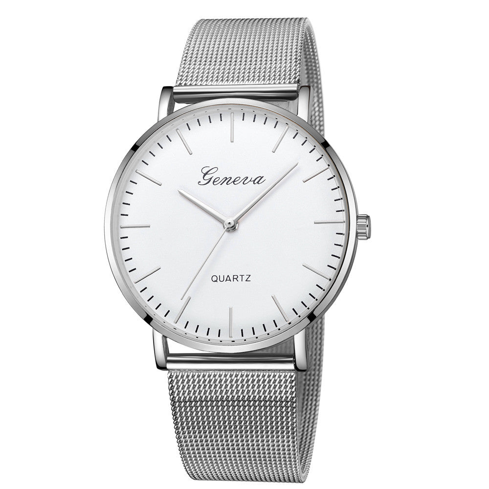 Classic Quartz Stainless Steel Watch