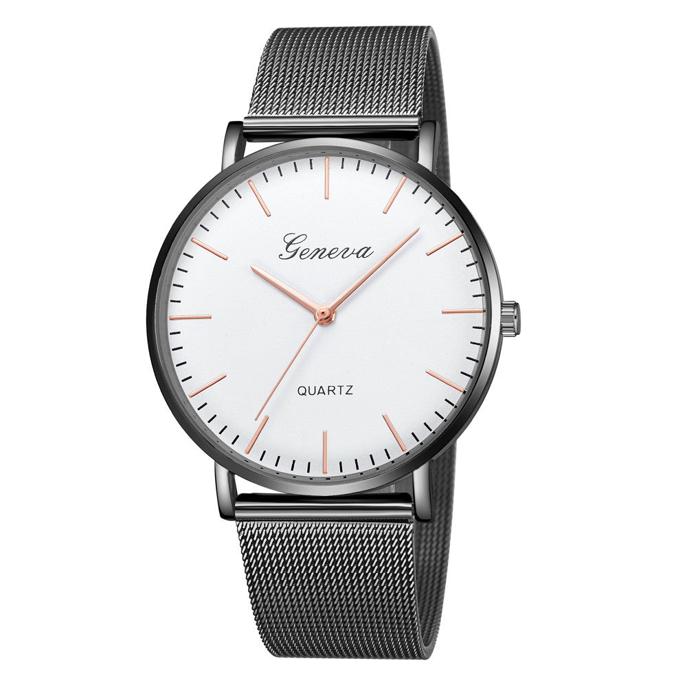 Classic Quartz Stainless Steel Watch