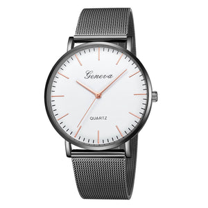 Classic Quartz Stainless Steel Watch