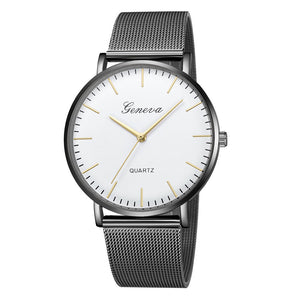Classic Quartz Stainless Steel Watch